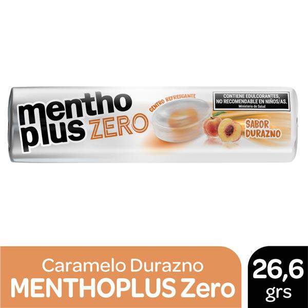 MENTHOPLUS ZERO DURAZNO 12X26.6G