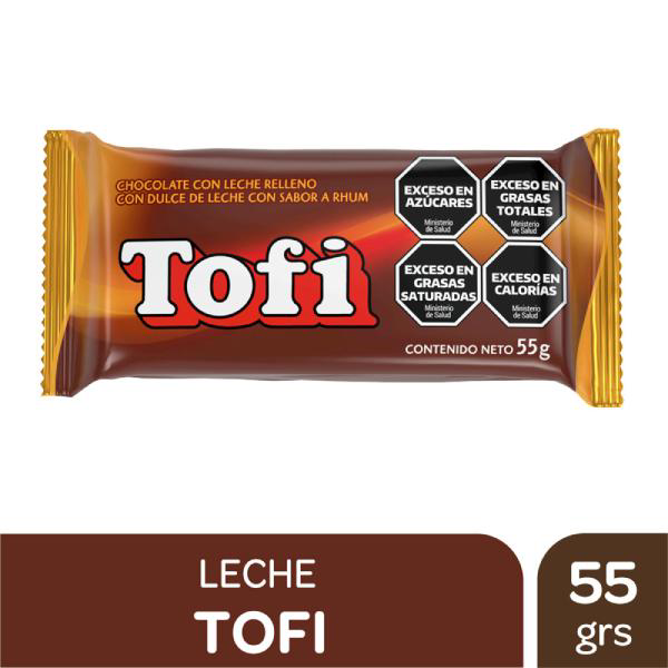 CHOC.TOFI LECHE RELL DDL (D15) 55G