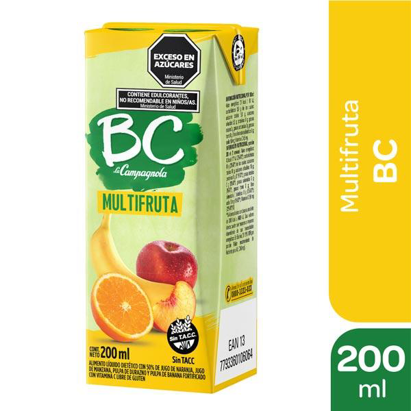 JUGO BC MULTIFRUTAL X200