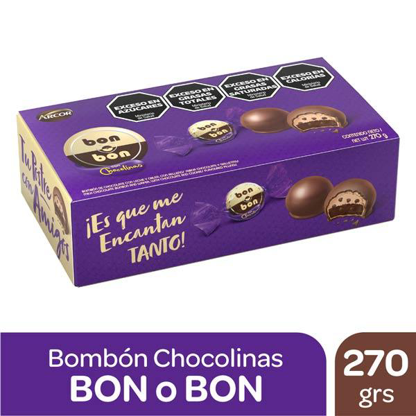 BOMBON B-O-B CHOCOLINAS 18X15G