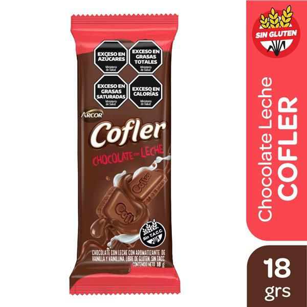 CHOC.COFLER LECHE (D16)18G