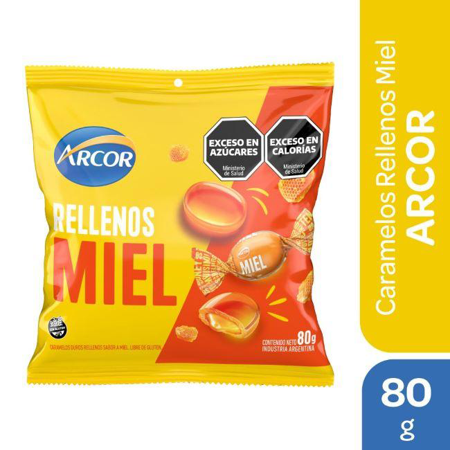 CAR.BUTTER TOFFEES RELL. MIEL 80G