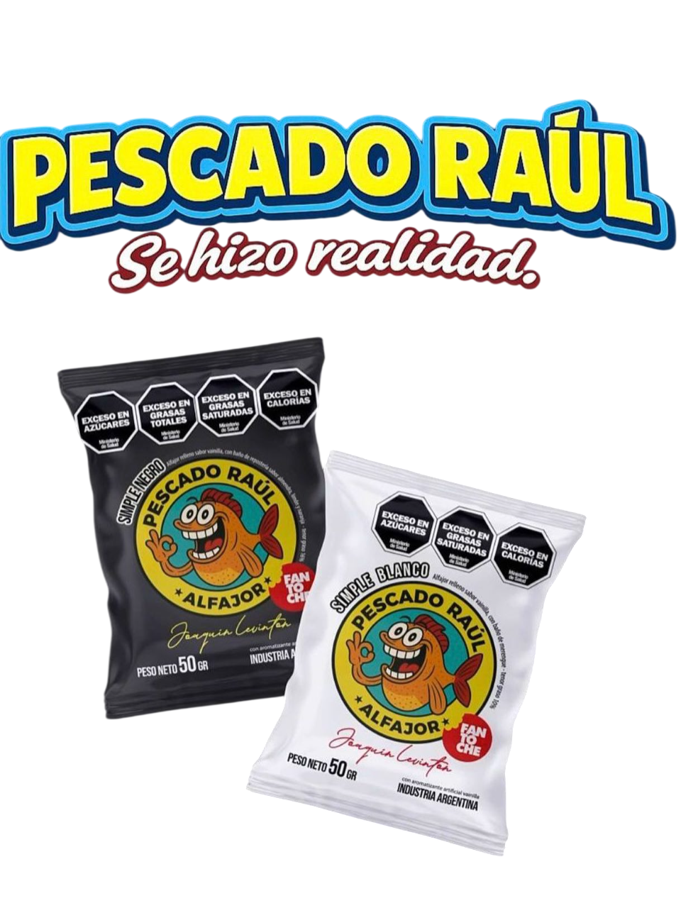 ALF.FANTOCHE PESCADO RAUL SIMPLE NEGRO 18X50G