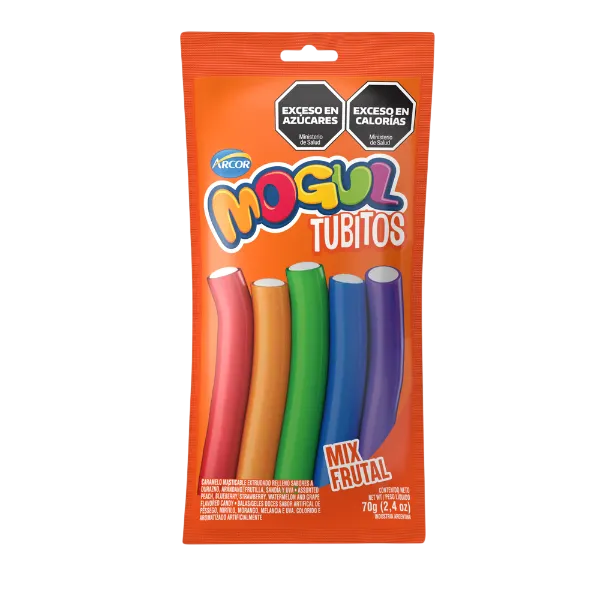 MOGUL TUBITO MIX FRUTAL 70G