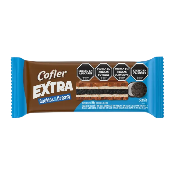 CHOC.COFLER COOKIE CREAM (D10) 165G