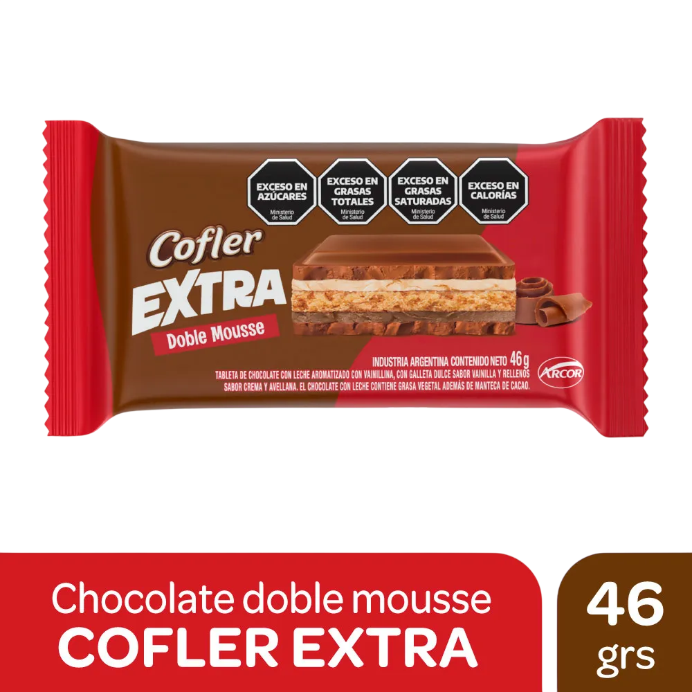 CHOC.COFLER DOBLE MOUSSE 16X46G
