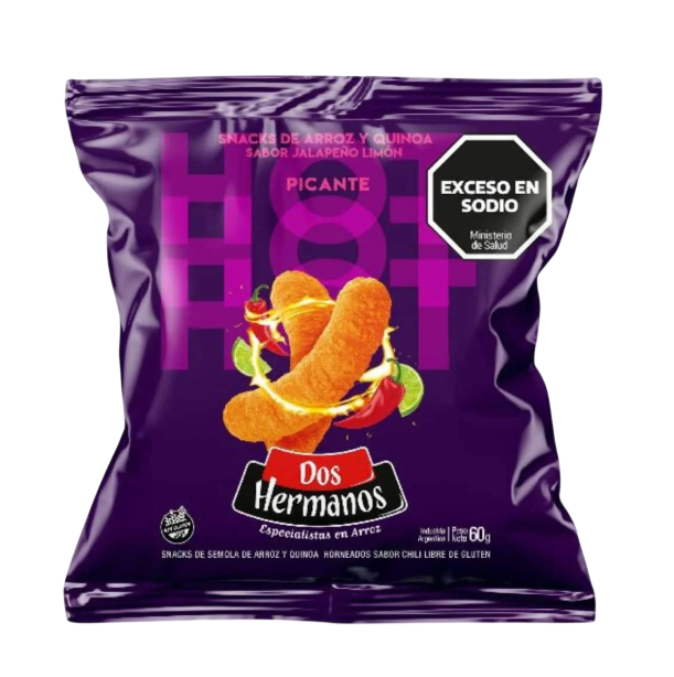 SNACK ARROZ DH QUINOA- JALAPEÑO Y LIMON 60G