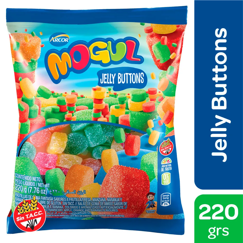MOGUL JELLY BUTTON 220G