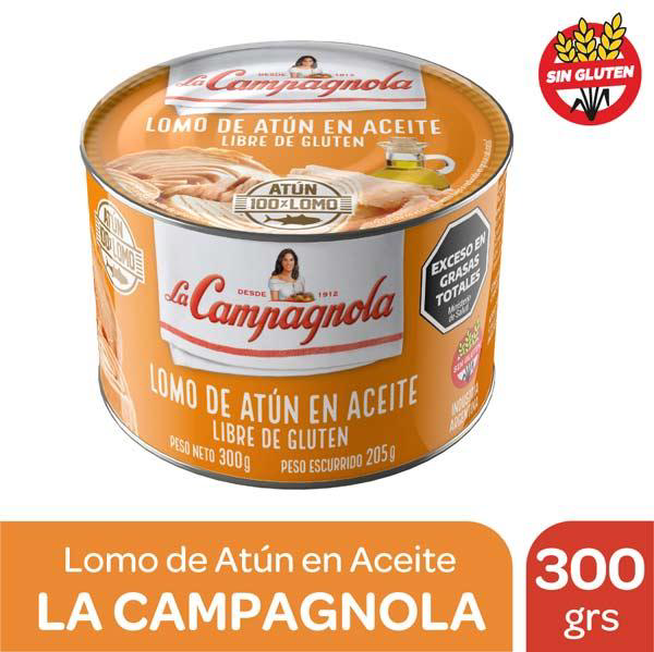 ATUN LA CAMPAGNOLA LOMO ACEITE 300G