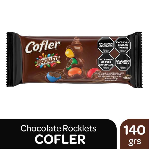 CHOC.COFLER ROCKLETS 140G