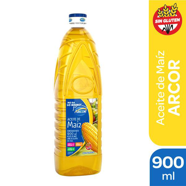 ACEITE ARCOR DE MAIZ 900ml