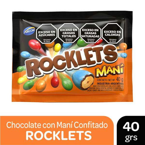 ROCKLET MANI C/CHOCOLATE (D16) 40G