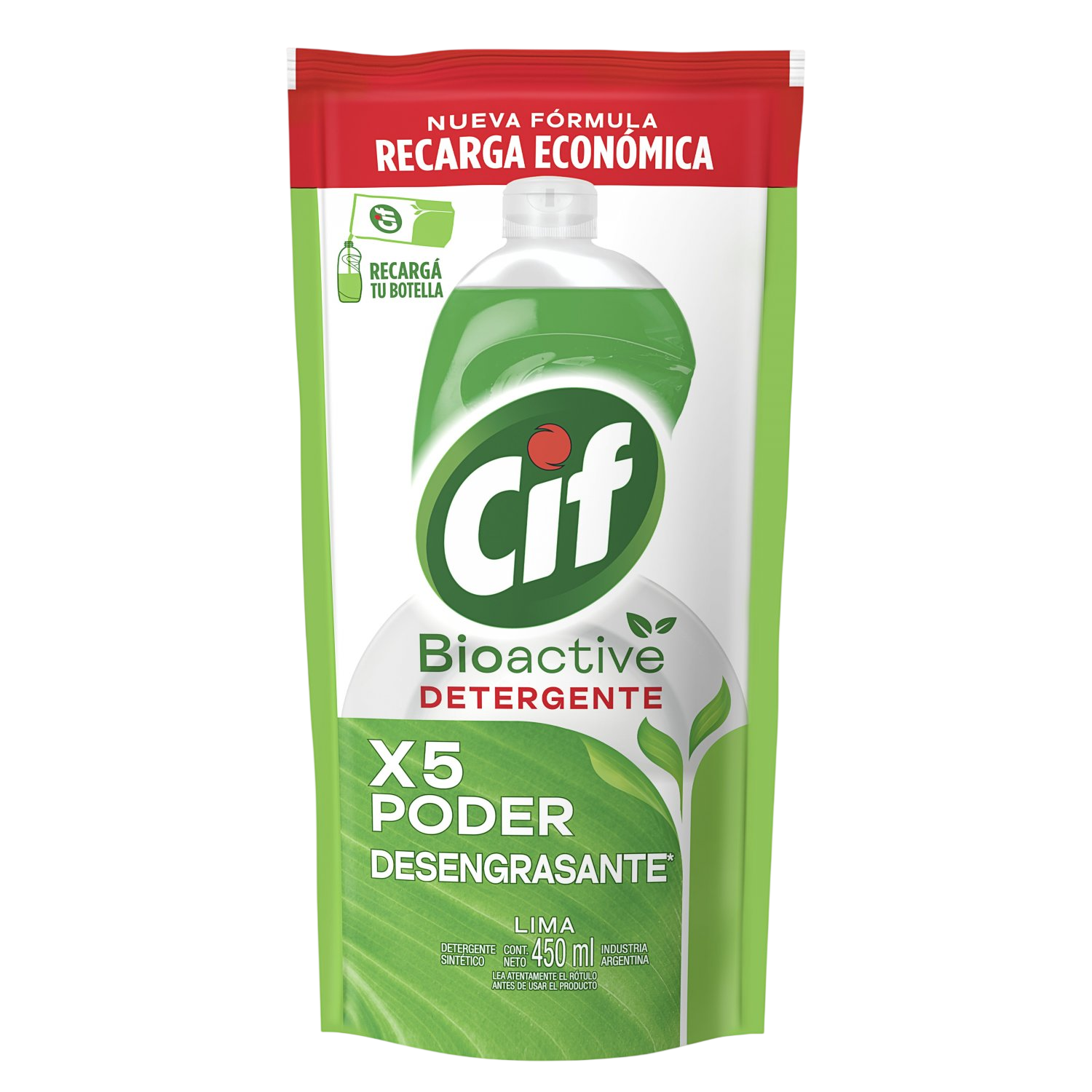CIF LV.VAJ.BIO ACTIVE LIMA DP 450ML